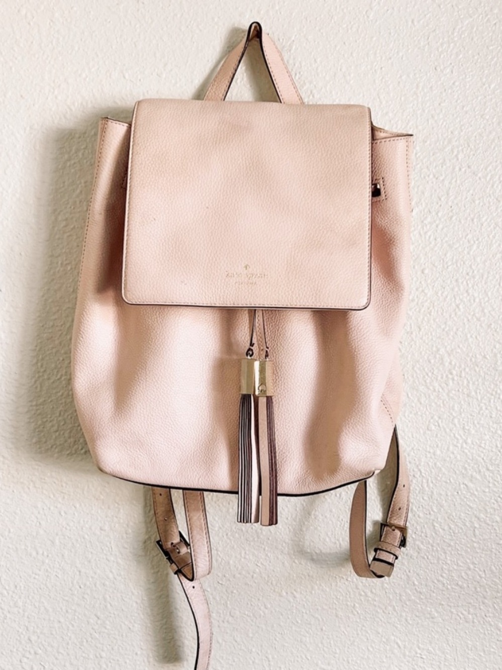 Kate Spade wilder backpack in light pink